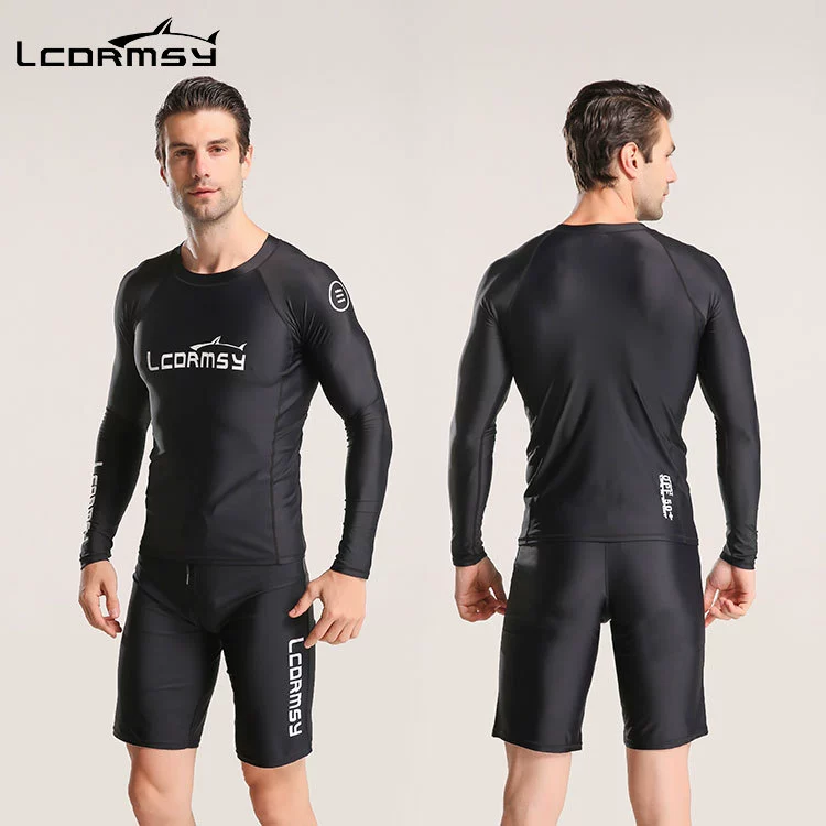 LCDRMSY/Ланчень новый кремовый сервист diving diving clothes длинный рукав солнечный крем пляжный серфинг мужчины