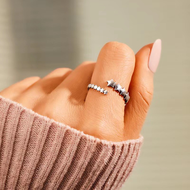 Fashion Star Copper Plating Open Ring 1 Piece