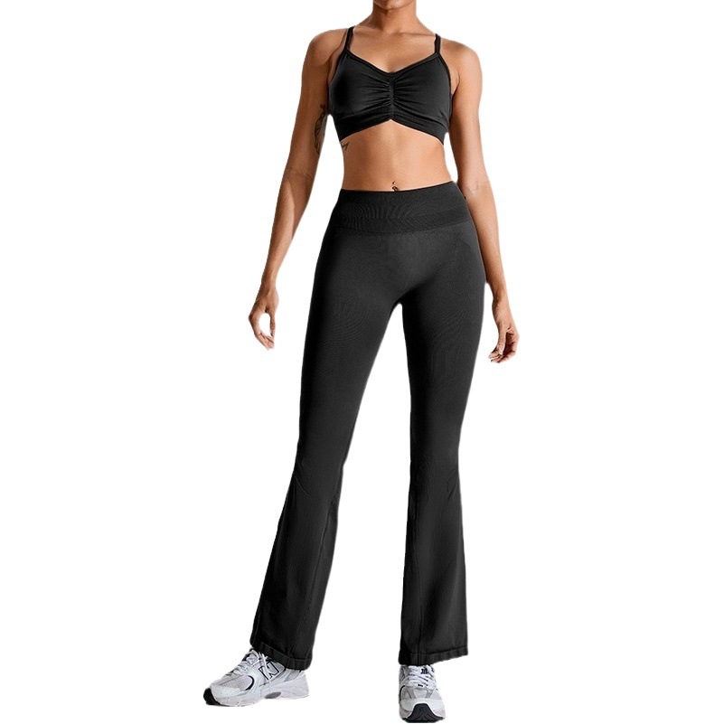 Peach Hip lifting micro-pull de secado rápido pantalones de fitness para correr Ropa de yoga sin costuras de ocio al aire libre de las mujeres traje deportivo de secado rápido de las mujeres