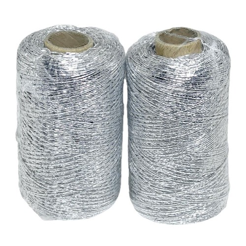 1MM core-filled silver wire, 100g per roll, approximately 200 meters long—handmade DIY material for weaving delicate silver pouches and small silver accessories.
