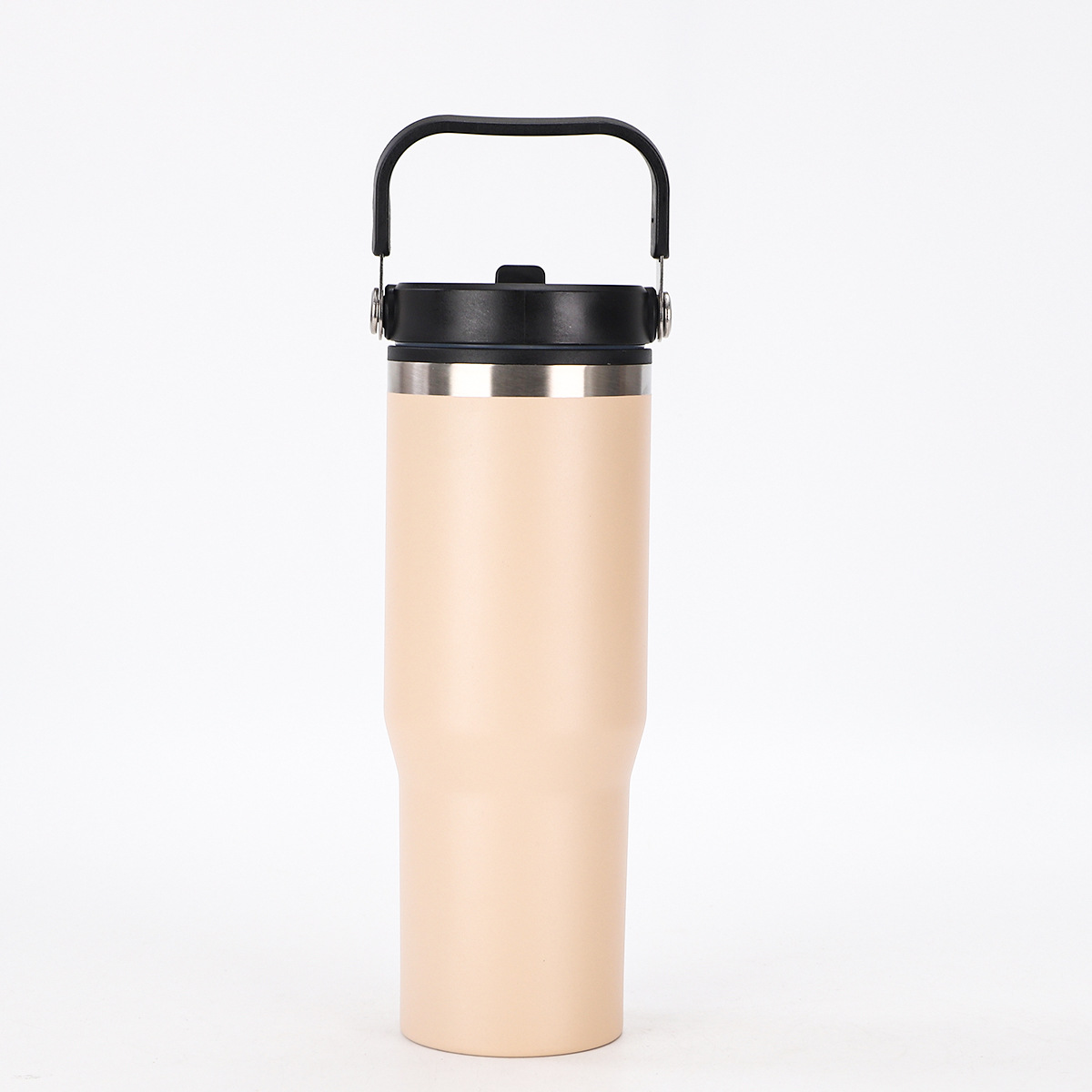 Amazon 30oz taza de automóvil de gran capacidad portátil exterior taza de plástico exterior de acero 304 taza de aislamiento de acero inoxidable