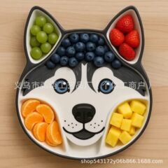 国境を越えた新製品 犬デリプラッター 犬をテーマにしたデリプレート 木製工芸品 子犬トレイ