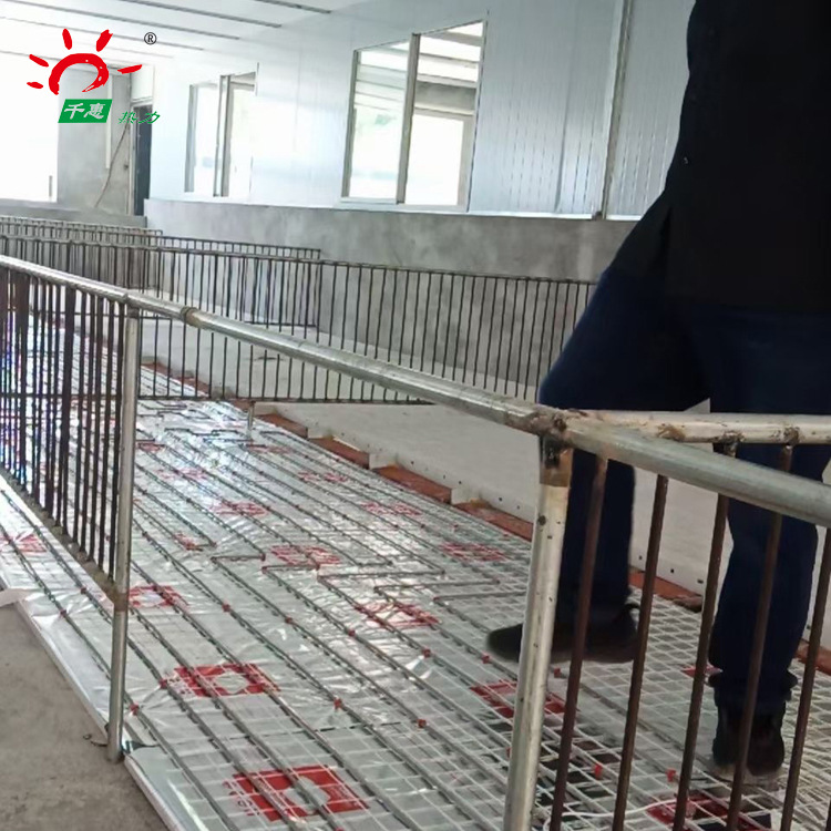 畜牧养殖业电地暖线铺装便捷千惠热力石墨烯纤维发热线