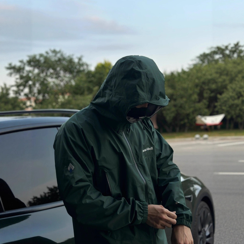 Cross-Border Mont*Bel Rain Dancer Outdoor Functional Waterproof and Tear-Resistant Hard Shell Jacket Jacket Couple