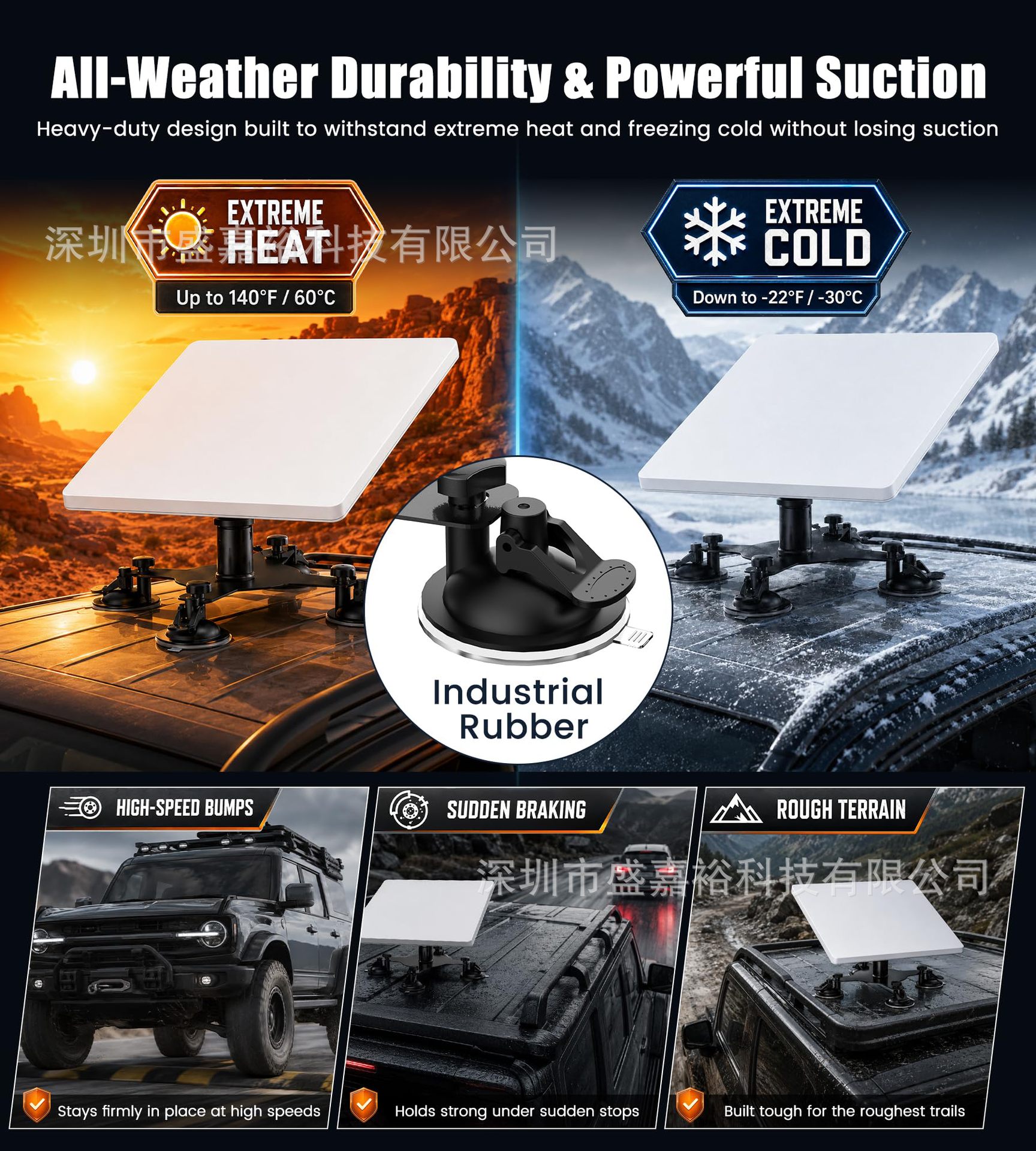 Cross-border applicable Mini car mount suitable for cars, RVs, and boats