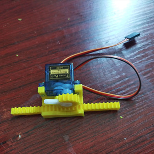 Sg90 Servo Linear Motion Car Static Modification Model 3D Printing File
