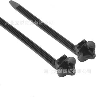 Car Nylon Cable Tie Disc Aircraft Head Type Nylon Cable Tie Black Latch Cable Tie Nylon Wire Harness Cable Tie