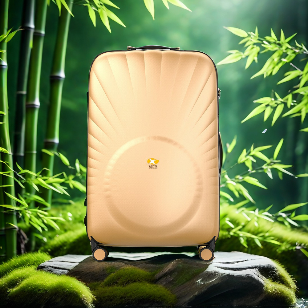 Vali kéo nhựa PC 20 inch chống nước, bền bỉ, phù hợp hành lý xách tay lên máy bay — Màu trắng