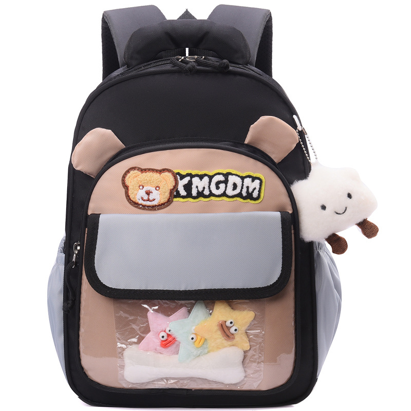 Nuevas bolsas de dibujos animados para niños, bolsas escolares de niñas de grado 1, 2 y 3, bolsas de hombro ligeras para niños