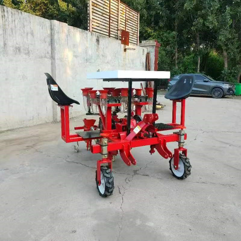 茄子辣椒移苗机多功能蔬菜施肥滴灌覆膜一体机中药材移栽机移栽机