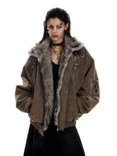 Warm winter down jacket