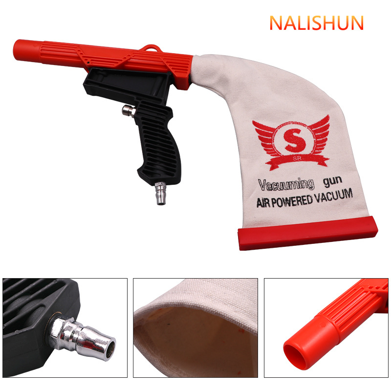 Reparación de neumáticos de succión pistola de polvo colector de polvo herramienta de limpieza de viruta de pulido de neumáticos soplado y succión de doble propósito