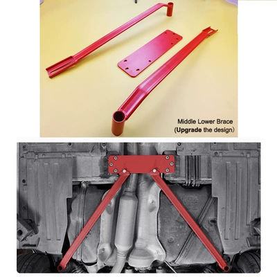Other Car Modifications Strut Brace Set F32 - middle-plate-left-and-right-rod
