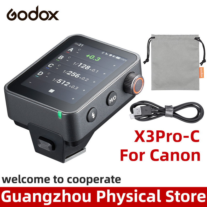 Godox X3Pro C Touch Screen Version Photography Flash Suitable for Canon High-Speed Ttl Wireless Flash Trigger