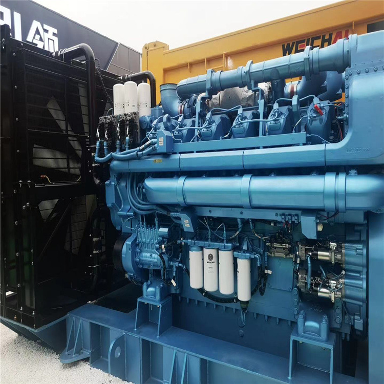 2200kw潍柴高压柴油发电机组2650kw发动机柴油发电机组电控调速