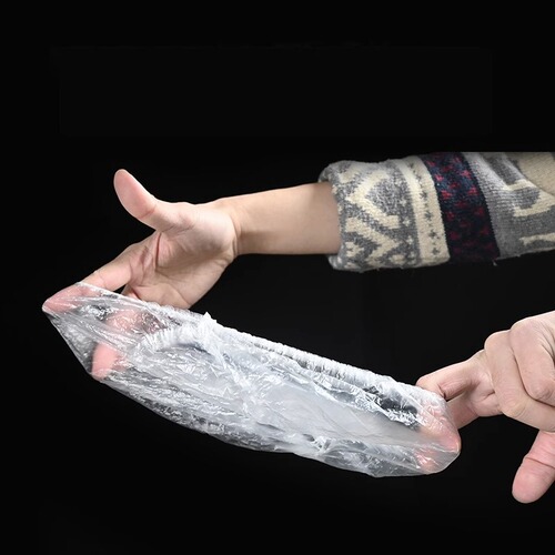 Disposable food-grade PE cling film cover for refrigerator leftovers to prevent odor transfer, household storage dust cover