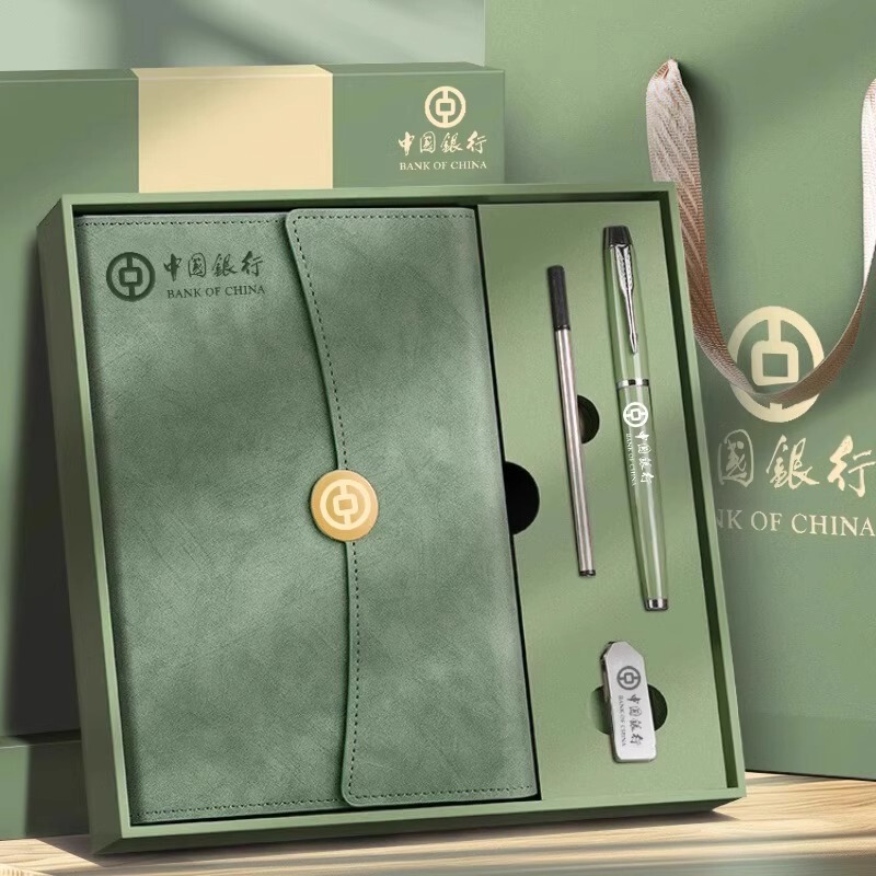 Gold Buckle A5 Notebook Set, Business Gift, Faux Leather, Thickened Dowling Paper, Business Office Supplies Gold Buckle A5 Notebook Set, Business Gift, Faux Leather, Thickened Dowling Paper, Business Office Supplies