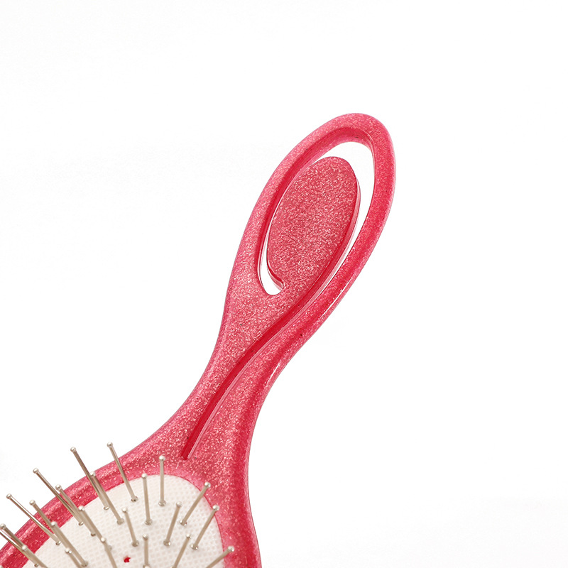 Yunli brillo, peine de colchón de aire de aguja de acero transfronterizo, peine de cabello suave y esponjoso portátil, peine de bolsa de aire de masaje nuevo para el hogar suave