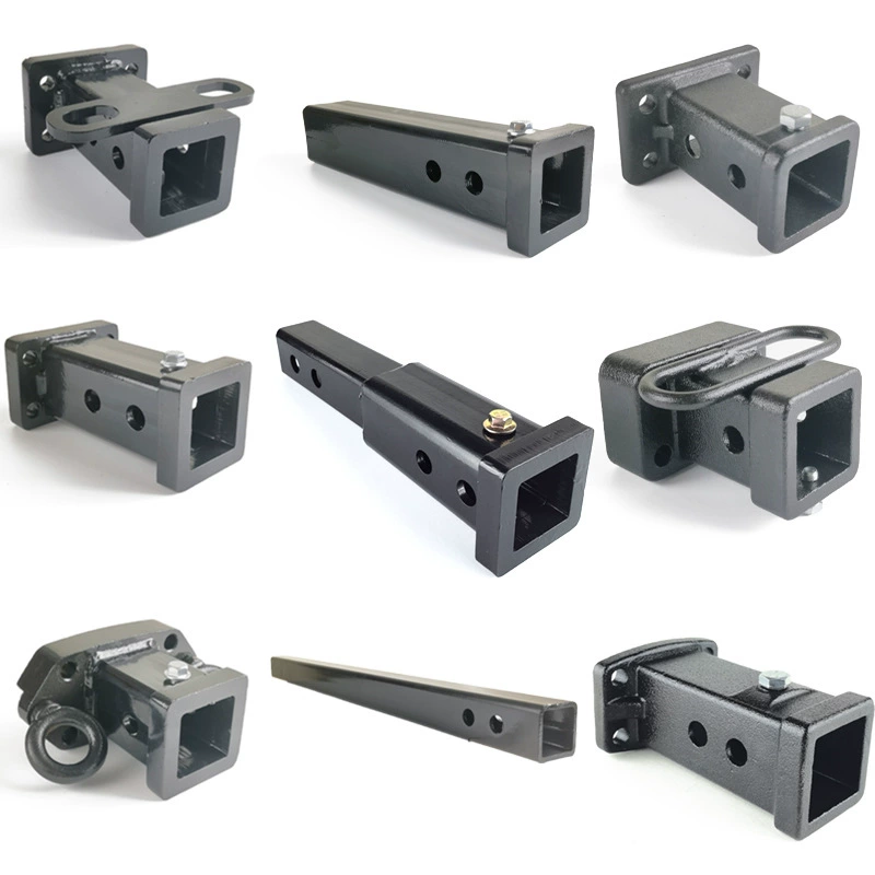 Внедорожный американский прицеп с квадратным ртом, задняя женская буксировочная труба, аксессуары для модификации автомобиля, крюк для прицепа, крюк для прицепа из углеродистой стали