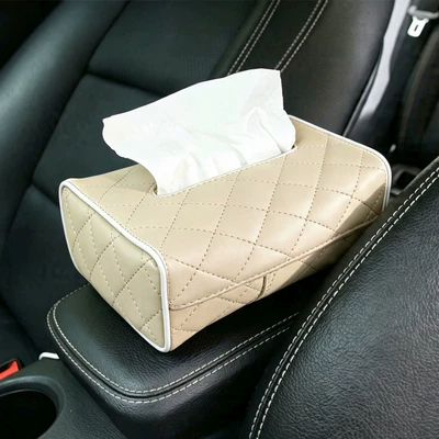 Creative car tissue box, sun Car tissue box/set - beige