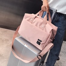 短途旅行包女小型轻便手提行李袋大容量旅游斜挎运动瑜伽包健身包