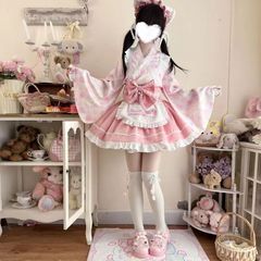 Lolita洋装可爱和风女仆连衣裙春装一件批发抖音跨境厂家