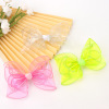 Children's hairgrip PVC, cool hair accessory with bow