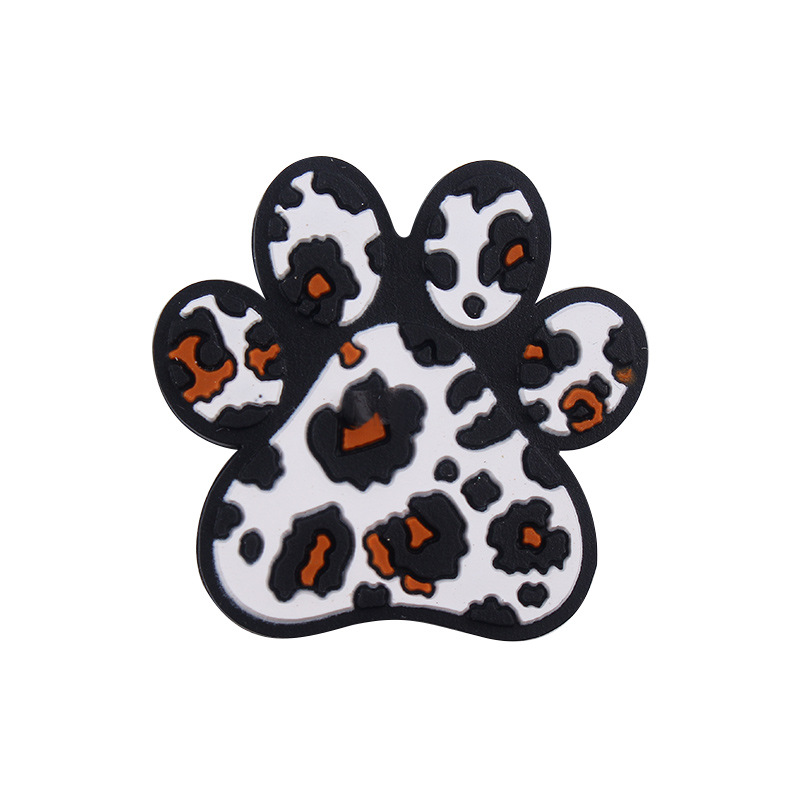 Productos para bebés dibujos animados animales de leopardo garra de perro perlas de silicona bebés DIY tetina cadena de dientes molares accesorios de pulsera de goma