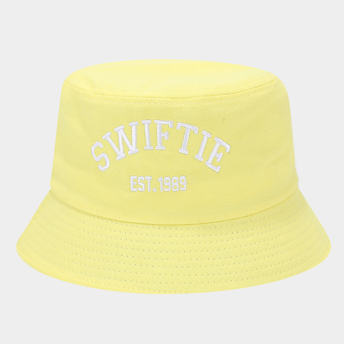 Nueva SWIFTIE bordado sombrero de pescador de verano moda fanáticos sombrero pareja sombrero de bañera solar transpirable