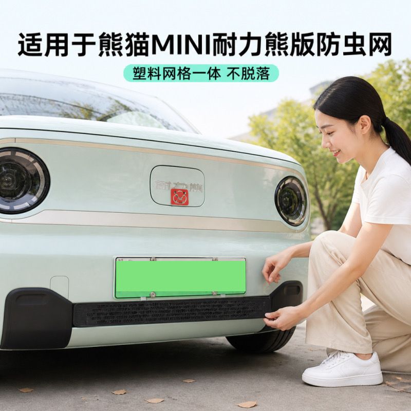 Suitable for Geely Panda MINI, anti-insect net for Kart Knight version, front grille anti-mosquito net modification parts, exterior accessories