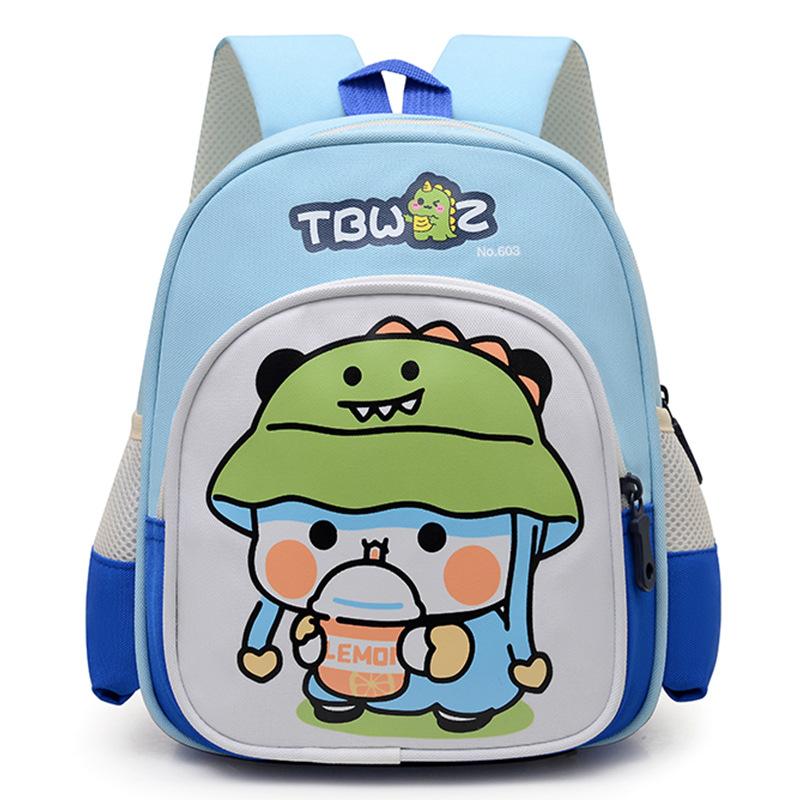 Mochila infantil transfronteriza de dibujos animados pequeños dinosaurios bolsas escolares para niños de jardín de infantes de 3 años de edad, 5 años de edad, mochila para niñas lindas