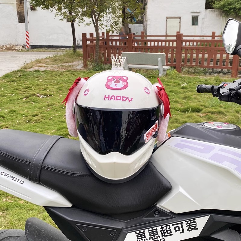 Helmet Accessories Motorcycle Electric Universal Velcro Decoration