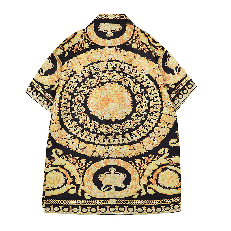 外国貿易卸売り男性シャツ夏潮牌范家古家満身アルファベットプリント半袖tシャツ2点セット|undefined