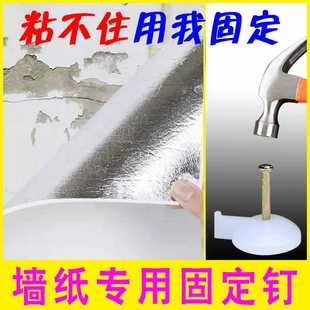 ✅ Wallpaper Fixing Nails, Wall Nails, Rough Room Wall Covering, Wallpaper Wall Stickers, Steel Nails, Thumbtacks, Cement Wall Clips, Traceless