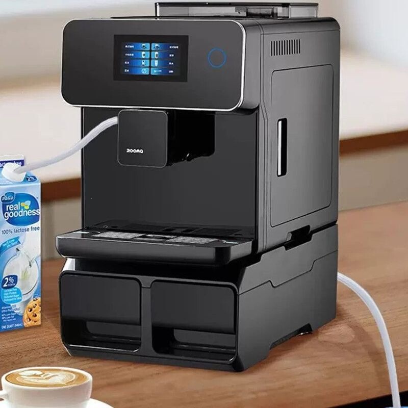Automatic coffee machine for home use, small commercial one-touch Italian-style milk frother, integrated grinding and brewing machine for office use Automatic coffee machine for home use, small commercial one-touch Italian-style milk frother, integrated grinding and brewing machine for office use