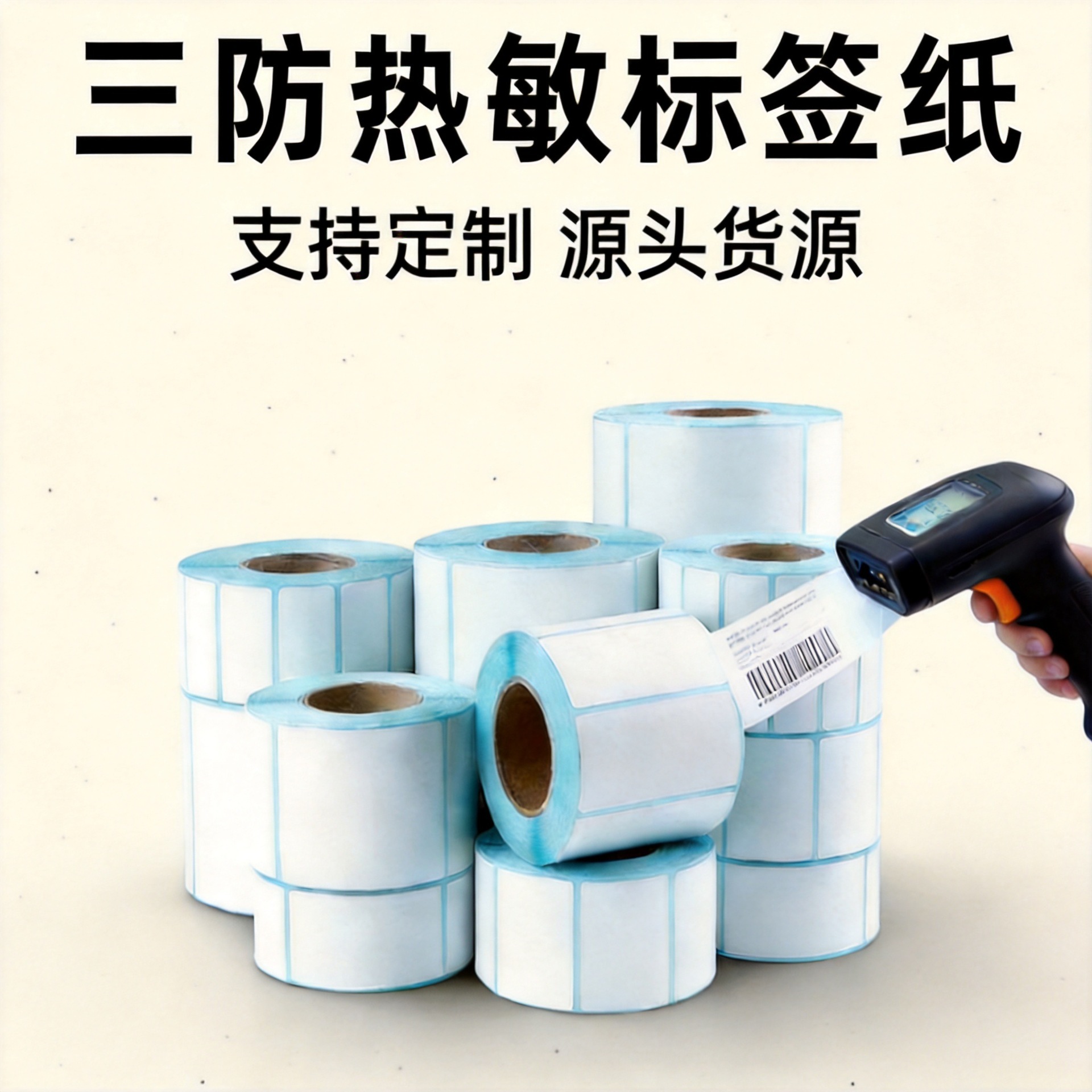 三防热敏标签纸不干胶条码4032506078100*150亚马逊fba三五防标签