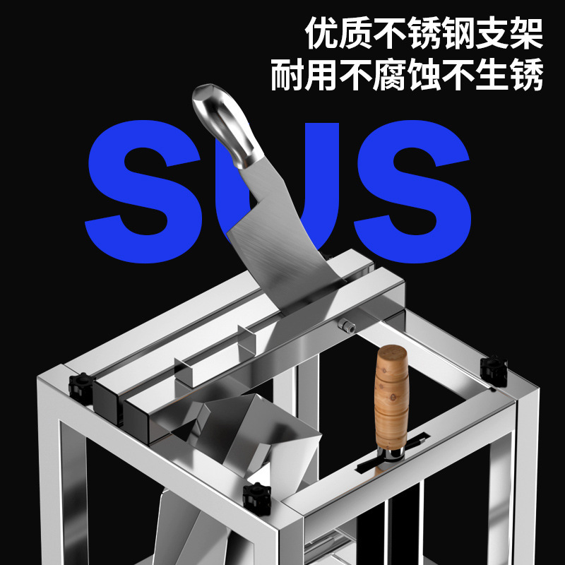 切甘蔗机切节机不锈钢锋利削皮铡刀神器切段一体水果店商用批发|undefined