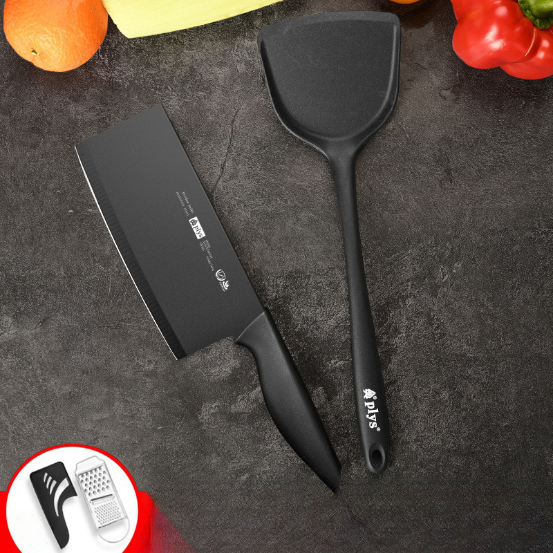 Kit de cuchillos de cocina combinación de cuchillos de cocina domésticos cuchillos de cocina tablero de cocina 2 en 1 tablero de corte cuchillos de cocina tablero de cocina un conjunto de acero inoxidable