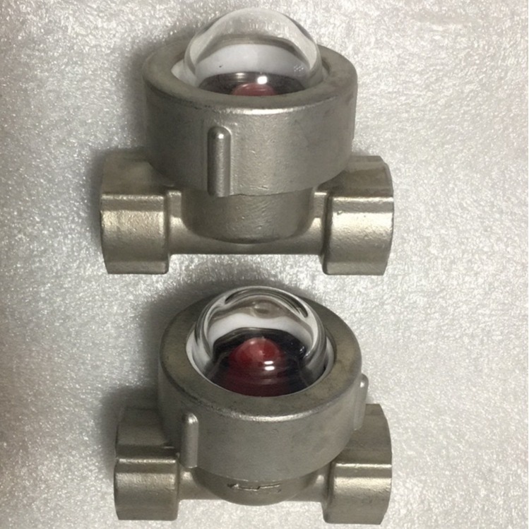 SG-FQ11水流浮球窥视镜 浮球水流指示器 304内螺纹浮球视镜