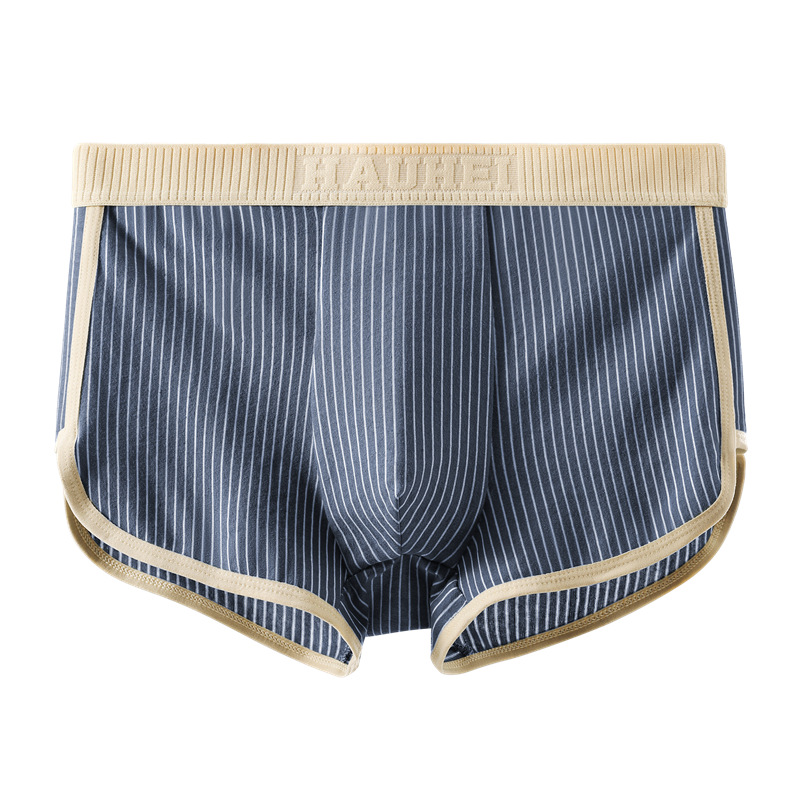 Ropa interior de hombre, cintura media de algodón puro, entrepierna antibacteriana, pantalones cuadrangulares, deportes juveniles, bóxer transpirable, bragas