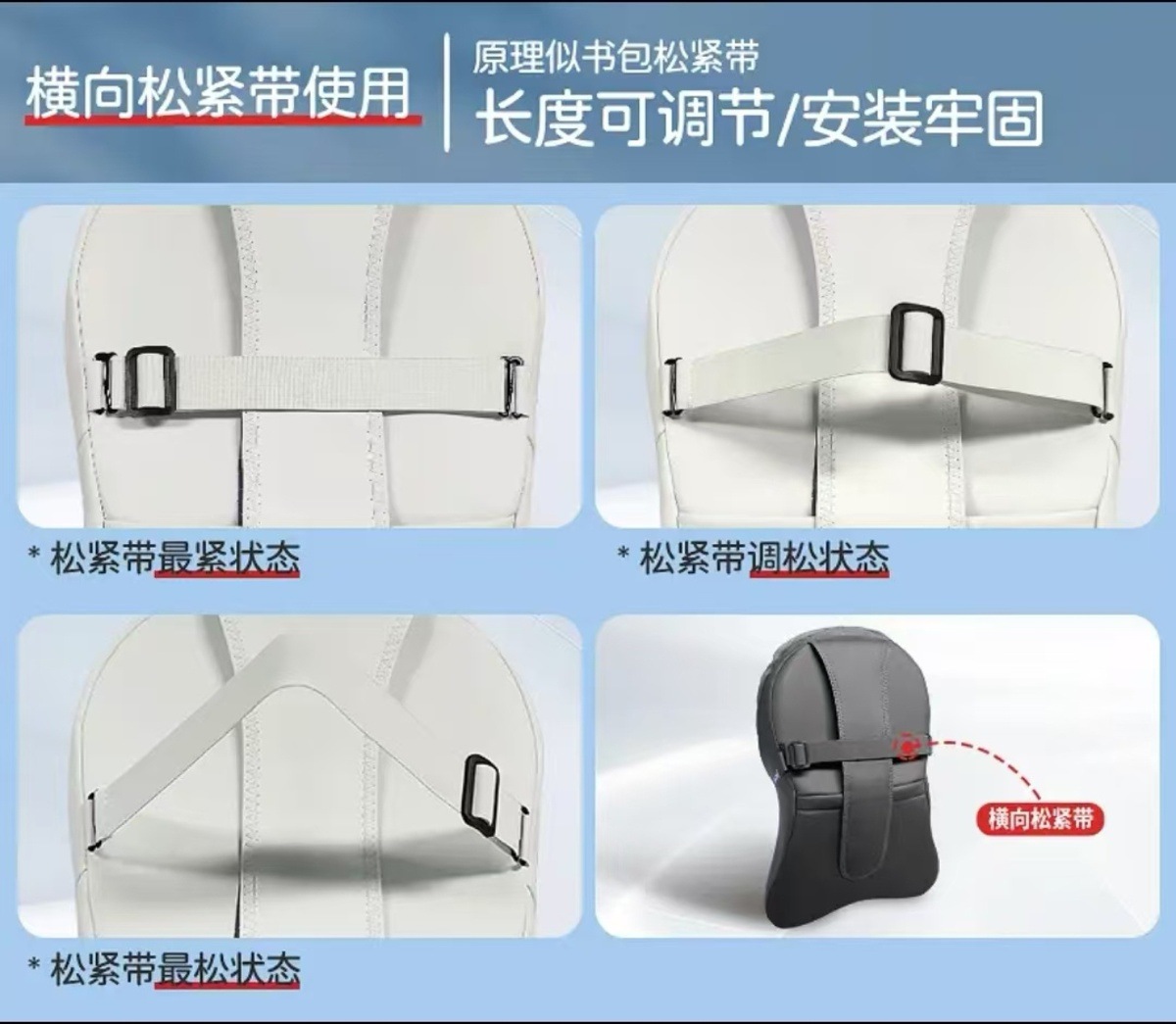 Second-Generation 5D Aviation Headrest Gold Somatosensory Memory Foam Breathable Suede Fabric Car Universal Headrest