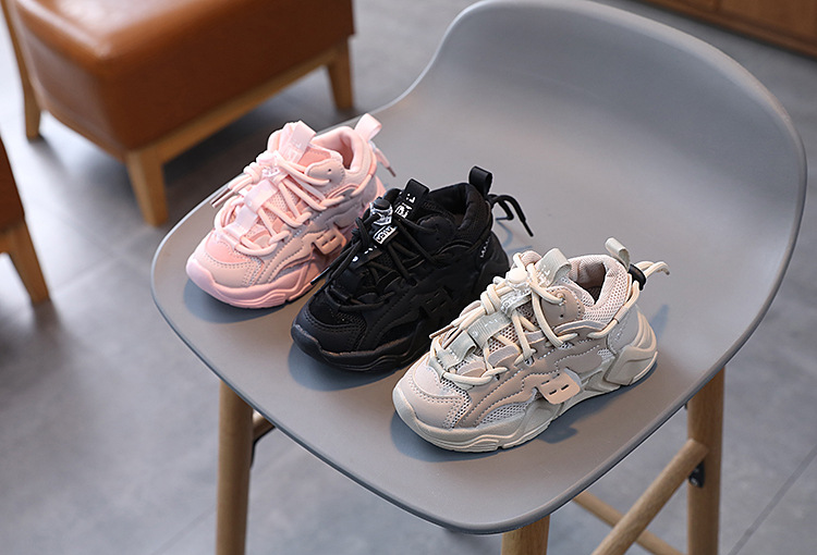Scarpe da ginnastica per bambini in mesh traspirante e casual_voghion.com