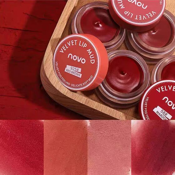 INTO YOU Heart Mu and Your Heroine Mist Lip Cheek Dual-purpose Canned Lip Mud Mist Matte Dual-purpose Lipstick
