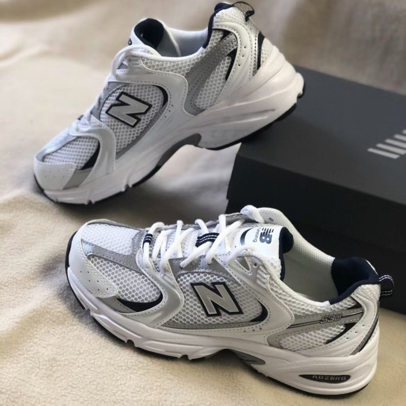 Putian Cross-Border Nb530 Classic Silver Gray Silver Versatile Men's and Women's Mesh Breathable Sports Outdoor Running