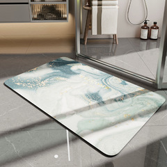Bathroom Water Absorbent Mat Household Bathroom Entrance Mat Toilet Mat Bathroom Washroom Non-slip Foot Mat