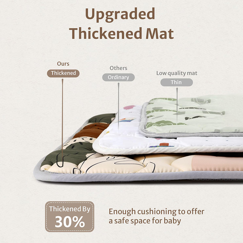 Espuma acolchada gruesa para bebés juego para bebés gateo para niños manta de actividad mesa de centro tapete de cama estilo caliente de Amazon