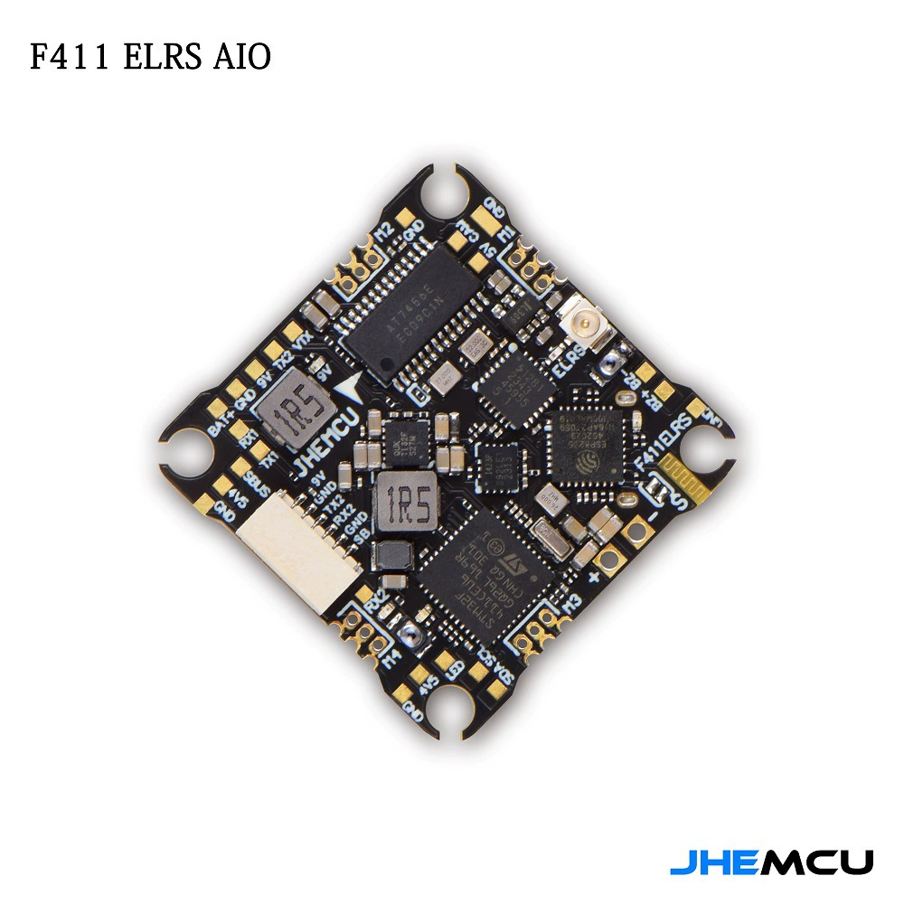 JHEMCU F411ELRS 1S 2S летающее устройство полетный контроллер ELRS 12A ESC HD воздушное звено