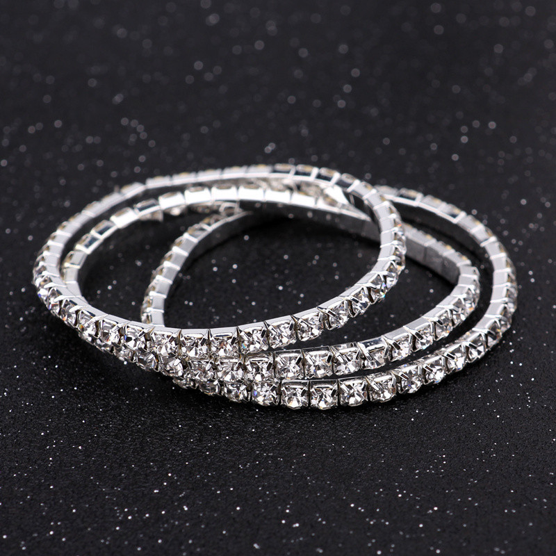 Simple Style Geometric Crystal Rhinestone Gem Bracelets display picture 21