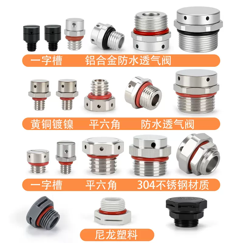防水透气阀灯具呼吸器锂电池防爆阀储能泄压阀自动排气阀散热螺丝