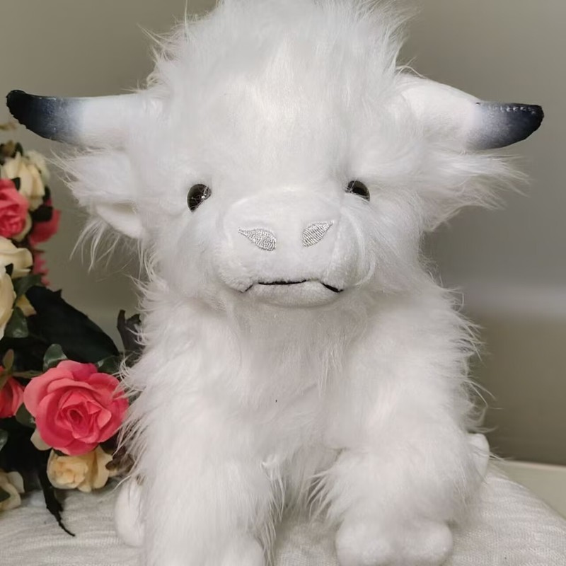 国境を越えた新製品ネット赤Highland Cowはスコットランド高地の牛のぬいぐるみのぬいぐるみの卸売りをシミュレートした|undefined